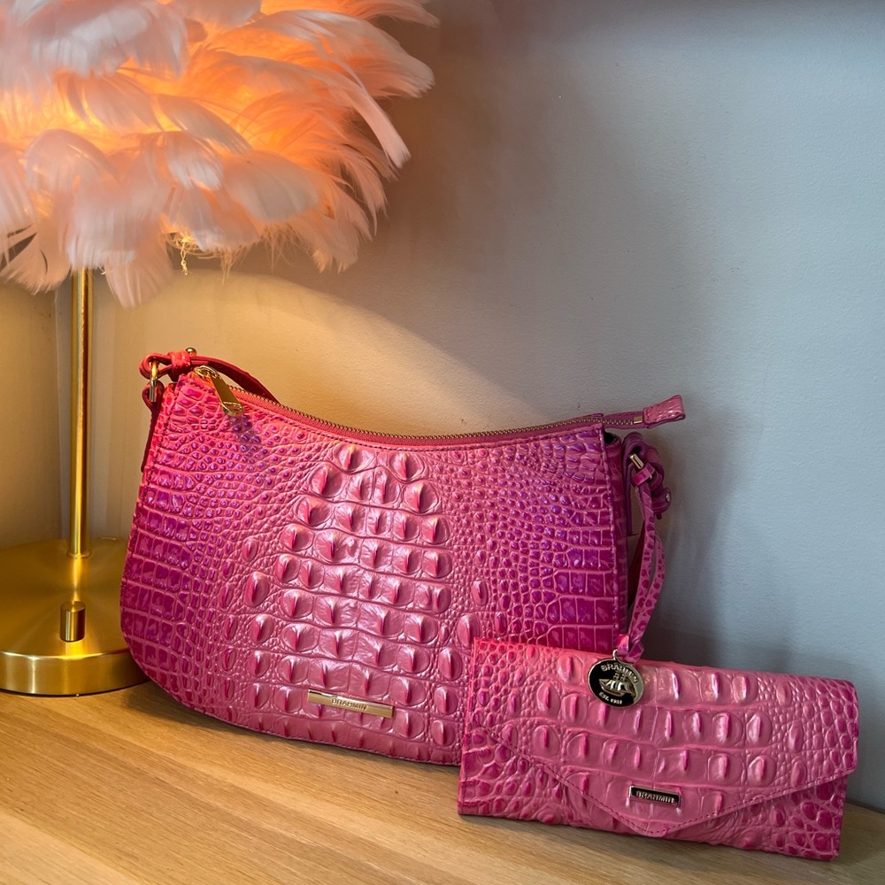 Brahmin Pink Peony set